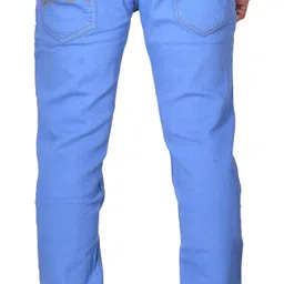 lzard Men Regular Mid Rise Dark Blue Jeans image 2