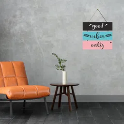crafts world GOOD VIBES ONLY WALL HANGING image 4