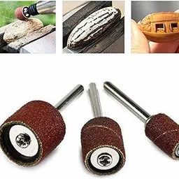 a&s toolshop 51pc Drum Sanding Kit - Fits Dremel - Includes Rubber Drum Mandrels - 1/2, 3/8 and 1/4 inch 51pc Drum Sanding Kit Rotary Bit Set (51 Bits) 51pc Drum Sanding Kit Rotary Bit Set image 4