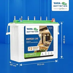 tata 72 Months Warranty Tall Tubular Inverter Battery image 2
