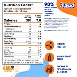 Fit And Flex Baked Muesli Breakfast Cereal - Nuts About Nuts 450g (Pack Of 2) image 4