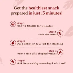 Desi Nutri Multi Millet Noodles Pack of 3-192 GMS Each | Ready to Eat Noodles | Millet Noodles | Rich in Iron & Calcium image 3