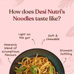 Desi Nutri Multi Millet Noodles Pack of 3-192 GMS Each | Ready to Eat Noodles | Millet Noodles | Rich in Iron & Calcium image 4