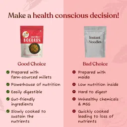 Desi Nutri Multi Millet Noodles Pack of 3-192 GMS Each | Ready to Eat Noodles | Millet Noodles | Rich in Iron & Calcium image 5