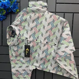 abizzstore retails surat Men Regular Fit Floral Print Button Down Collar Casual Shirt image 3