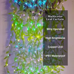 elecrtic elite 250 LEDs 3.2 m Multicolor Color Changing, Flickering, Steady Leaf Rice Lights image 4