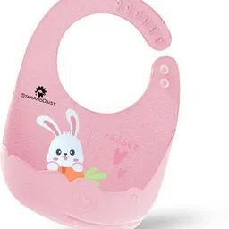 staranddaisy Soft Silicon Rabbit Printed Bibs for 3 to 6 Years Baby Girl & Boys-picture-12