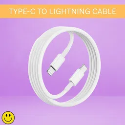 IMPLEXMART Lightning Cable 1 m USB C to Lightning Cable Mobile Charger Cable for iPhone Series 14/13/12/11L263-picture-28