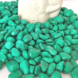 ercole Colored Stones Pebbles For Aquarium Vase Home Garden Outdoor Art n Craft ER69 Painted, Regular Angular, Asymmetrical Marble Pebbles image 3