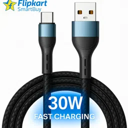 Flipkart SmartBuy USB Type C Cable 3 A 1 m Braided USB Type C Data Cable for Fast Charging and Data Transfer cable | Supports Android Auto | 3A Type C Cable | Compatible wtih all C type Phones Cable, Type C devices - infinix/redmi/mi/poco/samsung/realme | Max 30 Watt-picture-18
