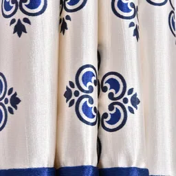 stella creations 214 cm (7 ft) Door Polyester Semi Transparent Curtain (Pack Of 3) image 2