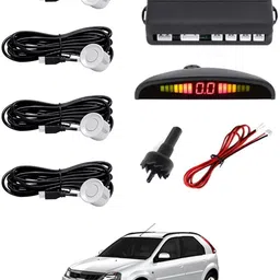 msnp 4Pcs White Reverse Parking Sound Warning sensor for car Protection-291 Universal White Reverse Assistance Praking Sensor for car-291 Parking Sensor-picture-44