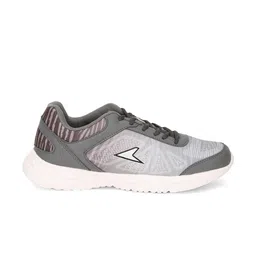 Power Men Grey & White Running Shoes image 4
