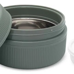 jaypee Stainless Steel Mini Max Hot & Cold PU Insulated Plastic Lunch Box Green 500 ml 1 Containers Lunch Box image 4