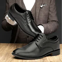 varito 100 % Genuine Leather Officer Class Formal Derby For Men image 1