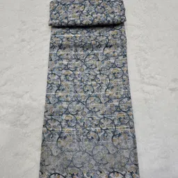 arpita fashion Unstitched Linen Blouse Material Printed image 3