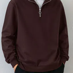 jump cuts Men Full Sleeve Solid Sweatshirt-picture-15