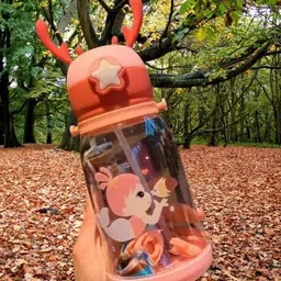 vadhavan Deer Horn Kids School Sipper Water Bottle with Strap-picture-24