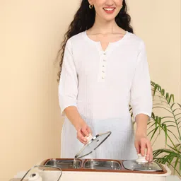 breeze Buffet Stainless Steel 3 Dish Food Warmer & Buffet Server Electric Cooking Heater image 4