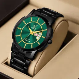fogg Day and Date Display Analog Watch - For Men 2506-Green-picture-20
