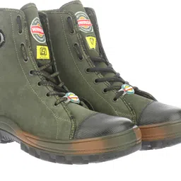 warrior Liberty Super Jungle King Boot for Men, Line Print Leather, Hard Toe, Waterproof Boots For Men image 1