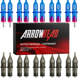 arrowhead 7RL+13M1+7RS+5SERM Cartridge Tattoo Needles for Pen Machine Disposable Round Liner, Round Shader, Magnum Tattoo Needles image 1