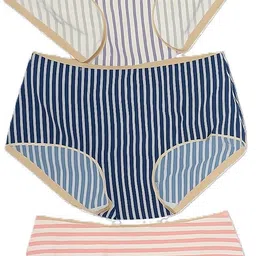 zebacreation Pack of 3 Women Hipster Multicolor Panty-picture-11