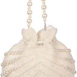 swisni Women White Potli-picture-26