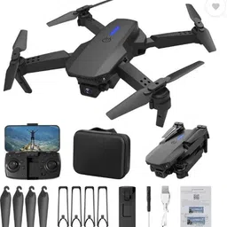 geeta sales GeetaSales E88 Pro drone with 2 battery Drone image 4