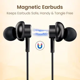 portronics Conch Sigma C in Ear Type C Wired Earphones,in Line HD Mic,14.2mm Driver Wired Headset image 3