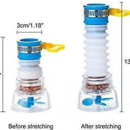 drmd Flexible Kitchen Tap Head Movable Sink Faucet 360° Rotatable ABS Sprayer Faucet Nozzle image 5