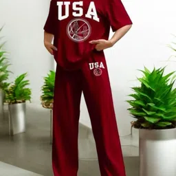 my swag Tshirt Pant Co-ords Set image 1