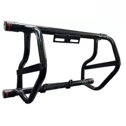 pepstter Leg Guard Black Heavy Duty Material for Splendor|Deluxe Crash Guard(Hero) image 1