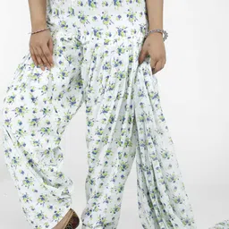 kheeaa fashions Cotton Printed Patiala image 1