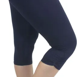 Women Dark Blue Capri-image-18
