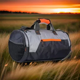 house of common 25 L Gym Duffel Bag - Sports Gym Bag Travel Duffel Bag(S-17*1 1) - Orange-picture-40