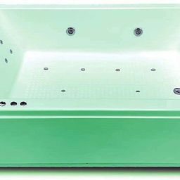madonna Phoenix 6 Feet Acrylic with Jacuzzi Massage, Bubble Bath and Back Massager - Green Free-standing Bathtub-picture-38