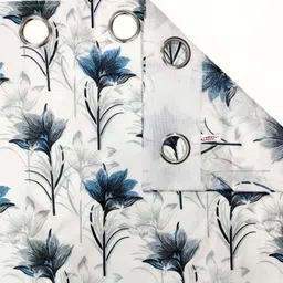 kanodia poly fab 213 cm (7 ft) Polyester Semi Transparent Door Curtain Single Curtain image 4