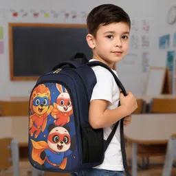 mosu Cartoon Superhero Kids Bag Boys | Large Storage | School Backpack Waterproof School Bag-picture-38