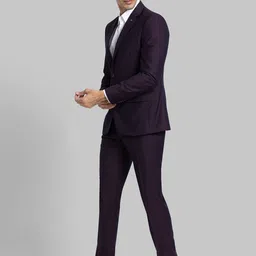 parx Men 2 Piece Suit Solid Suit image 3