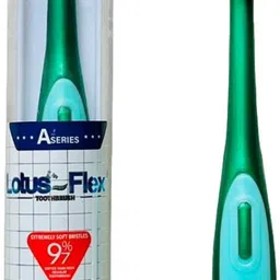 lotus flex Ultra Soft A-Series Toothbrush With Extra Soft Bristles | 97% Softer Ultra Soft Toothbrush image 4