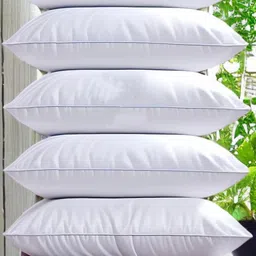 gunvar india private limited LUXURY Polyester Fibre Solid Sleeping Pillow Pack of 6 image 5