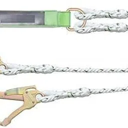 freefall Safety Full Body Harness with Scaffolding Double Hook Lanyard Shock Absorber Climbing Harness image 3