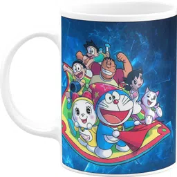 printwala Doraemon mug Cartoon mug for Kids Boys Girls Friends (C-06) Ceramic Coffee Mug-picture-27