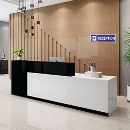 buzzhub Reception Sign Board | Sunboard Office Door Name Plate | 12x4 Inch Emergency Sign image 3