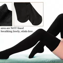 rinmay Women Solid Knee High image 4