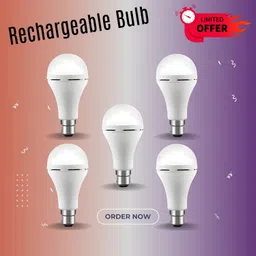sacro Rechargeable Emergency Bulb 12W Inverter Rechargebale Emergency Bulb_Pack_5 D314 3 hrs Bulb Emergency Light-picture-17