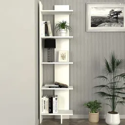 furneaser Engineered Wood Semi-Open Book Shelf-picture-23