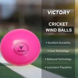 victory Wind Cricket Balls - Made in India (Pack of 6) Cricket Synthetic Ball image 3
