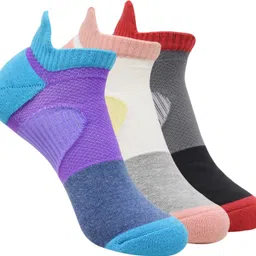 socksxpress Lowcut Women Color Block Ankle Length-picture-26